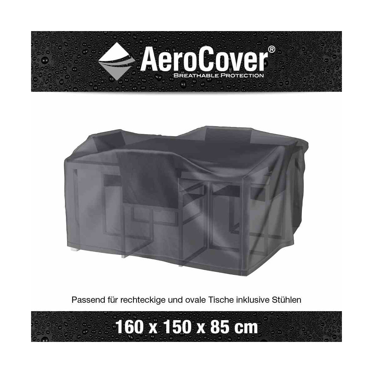 Sitzgruppenhülle AeroCover 160 x 150 x 85 cm atmungsaktiv Bild 3