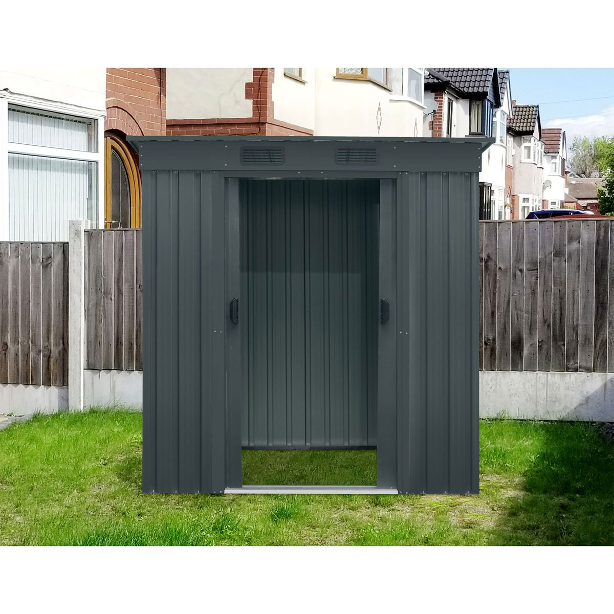 Pergart Gerätehaus Leipzig II 1,6 m² anthrazit matt Bild 6