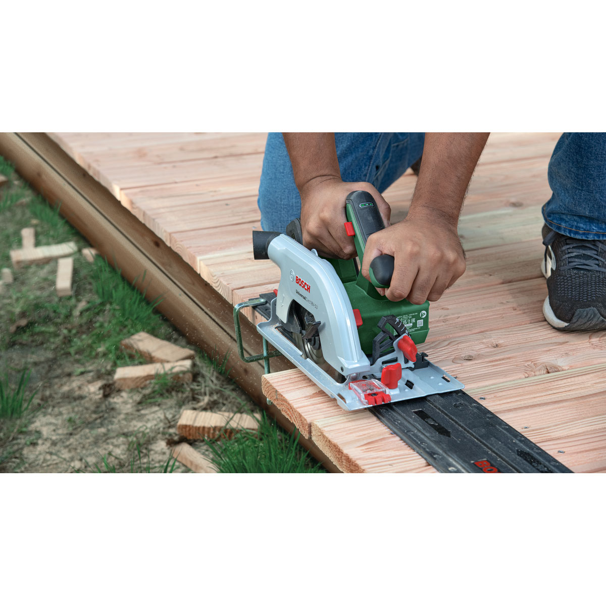 Bosch Akku- Kreissäge Universalcirc 18V-53 solo Bild 4