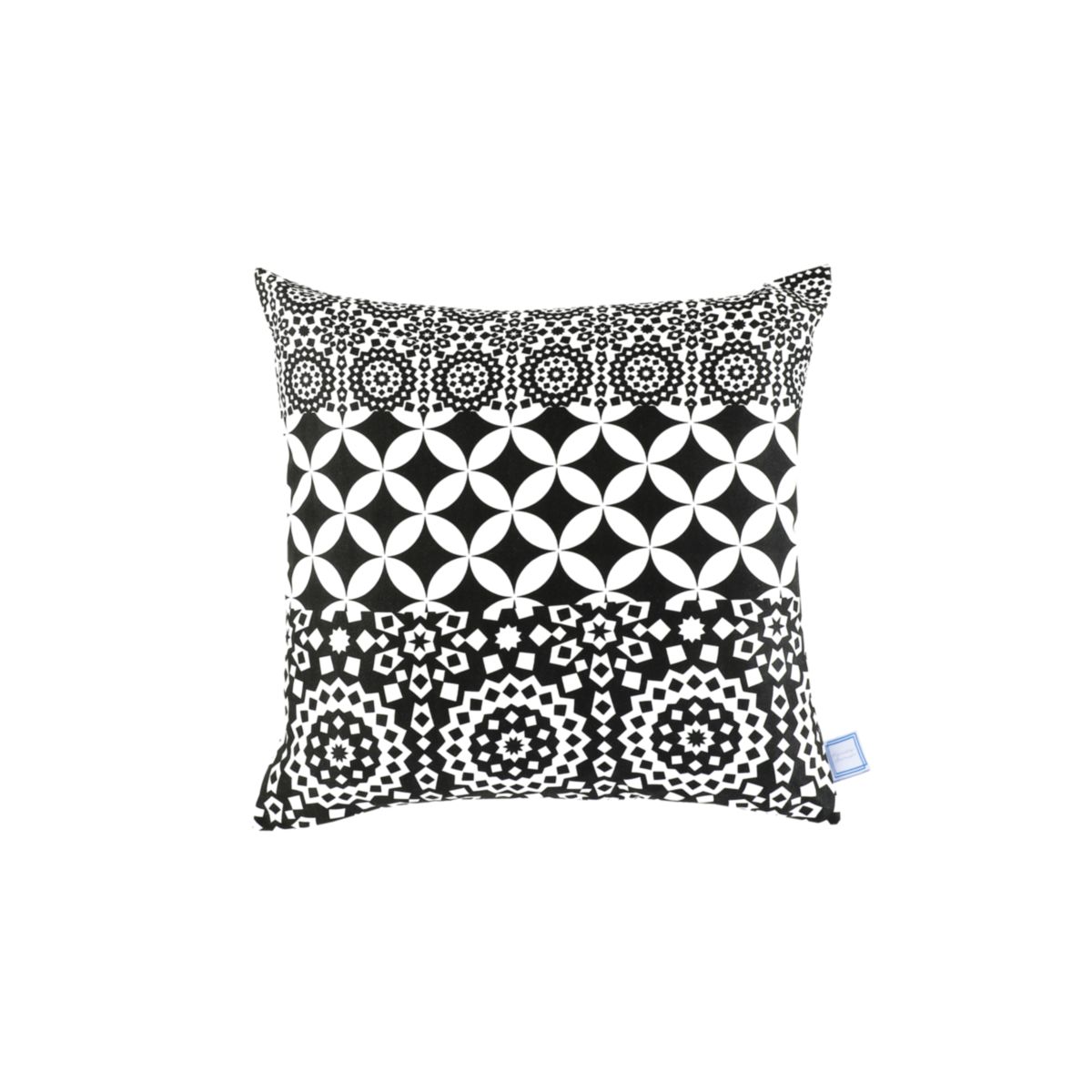 Dekokissen Stereo 125 schwarz / weiß 45 x 45 cm