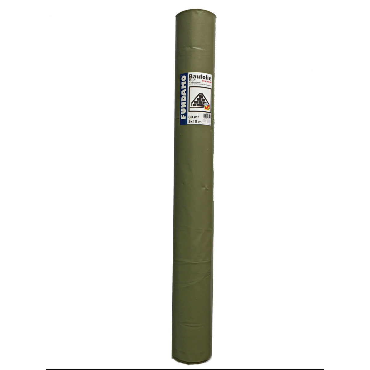 Fundamo Baufolie 3 x 10 m Profi 30 m² ca 200 µm Norm GKV