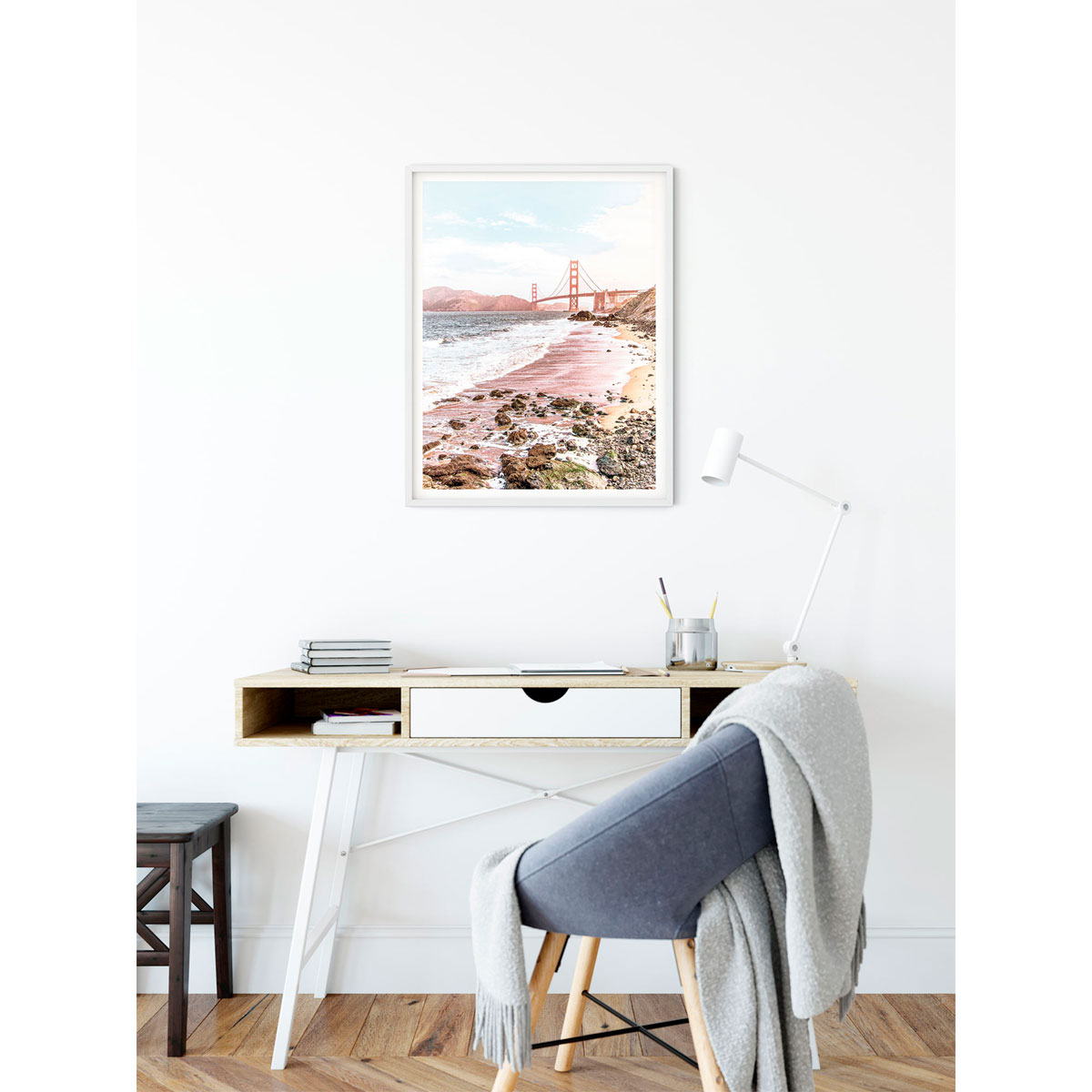 Komar  Wandbild VOYAGE Golden Gate 30x40 cm Bild 1