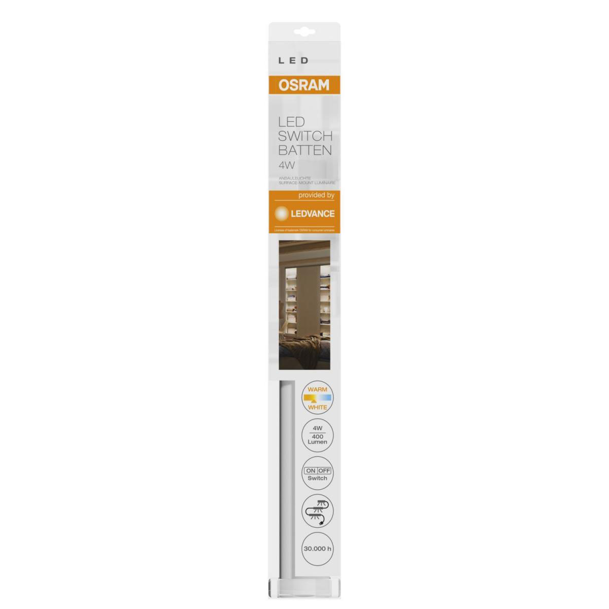 Osram LED-Leuchte Switch Batten 4W warmweiß Bild 2