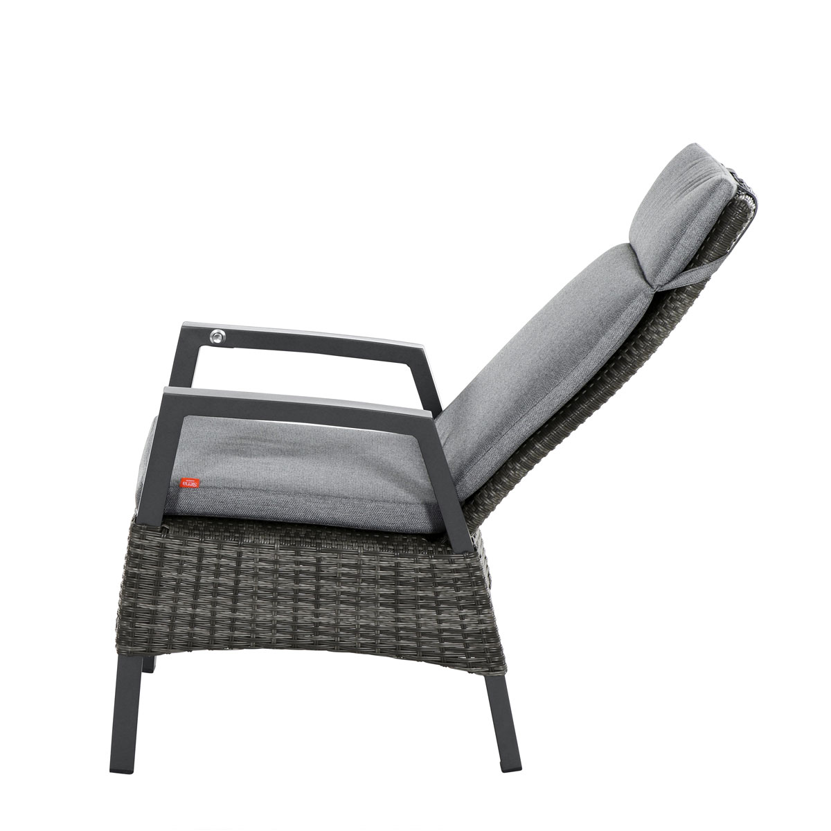 Siena Garden Positionssessel Taranto Aluminium-Gestell anthrazit Gardino-Geflecht Bild 5