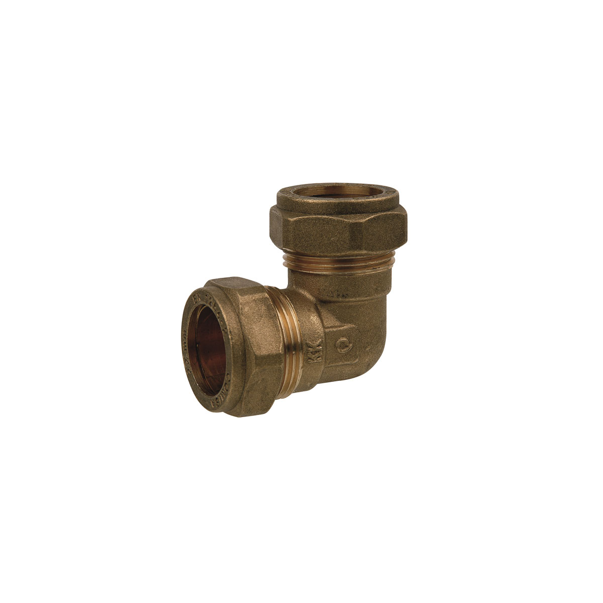 Kirchhoff Winkel 90 22 mm Klemmfitting für CU-Rohr Bild 1