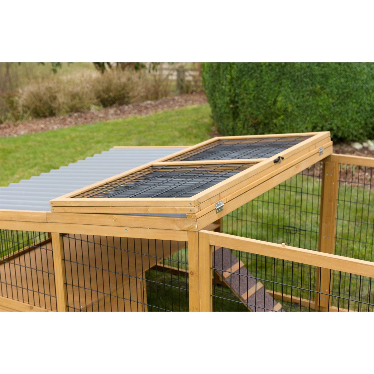 Freilaufgehege 220 x 115 x 75 cm braun Bild 5