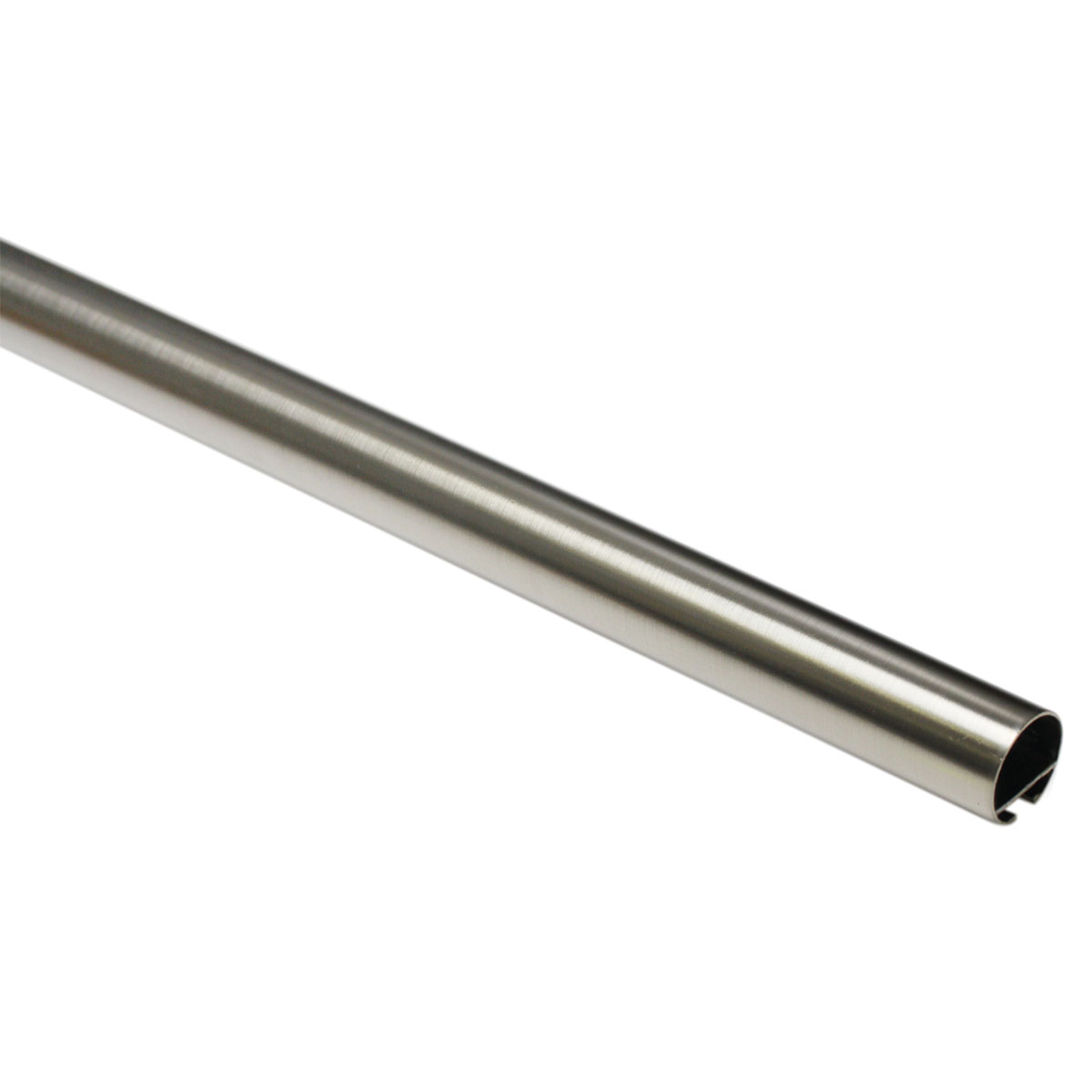 Gardinia  Gardinenstange Windsor mit Innenlauf Durchmesser 16 mm 160 cm Edelstahl-Optik Bild 1