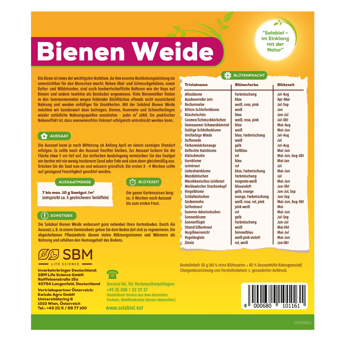 SOLABIOL Bienenweide 50 g Bild 2