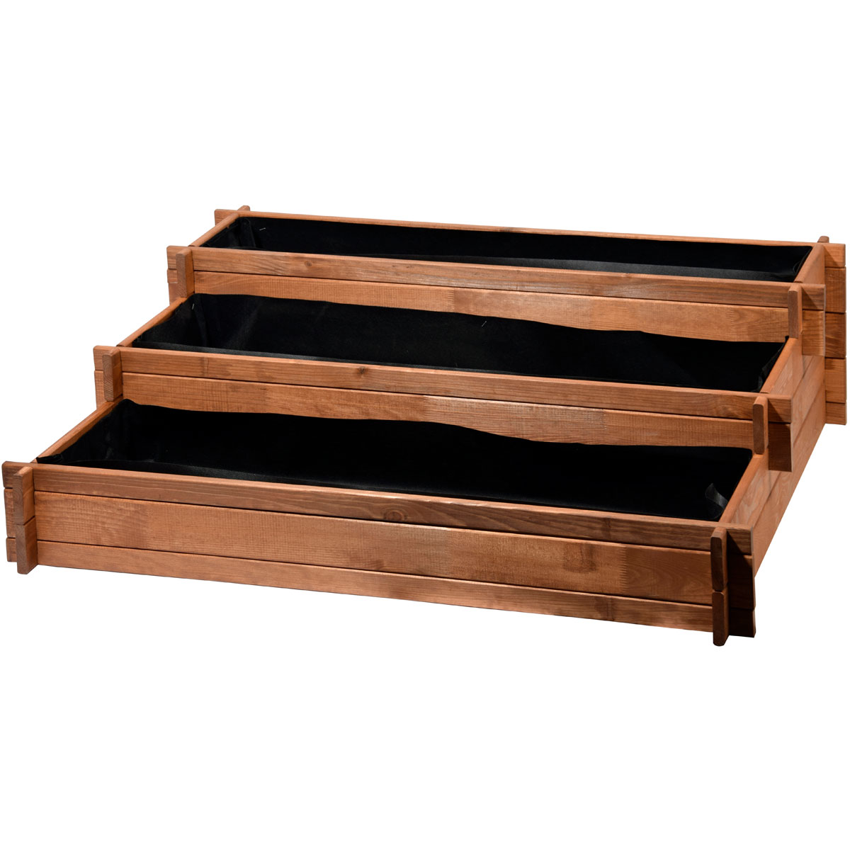 dobar Hochbeet Peru 110 x 36 x 88 cm braun