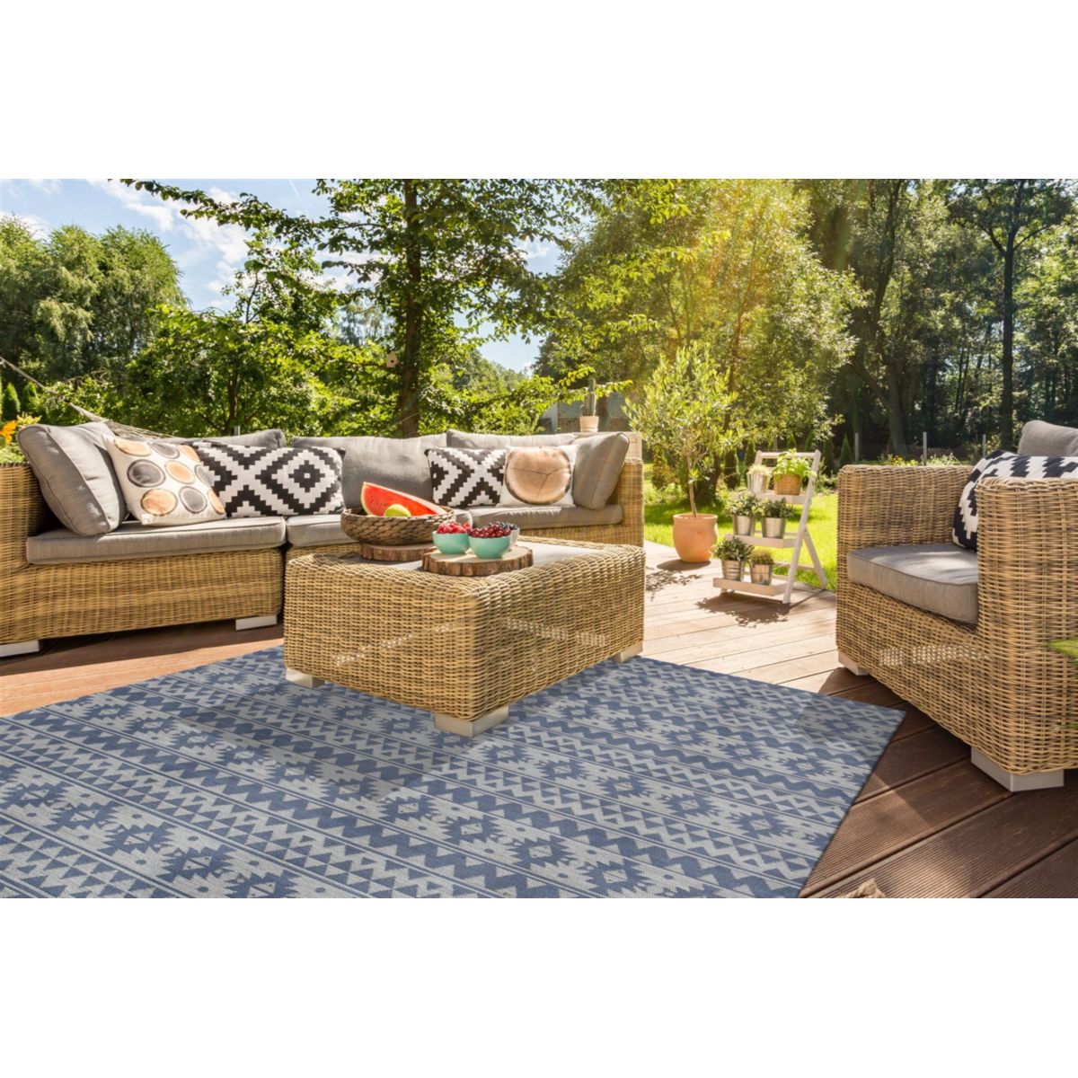 Sunny 210 Hellblau 120cm x 170cm Bild 2