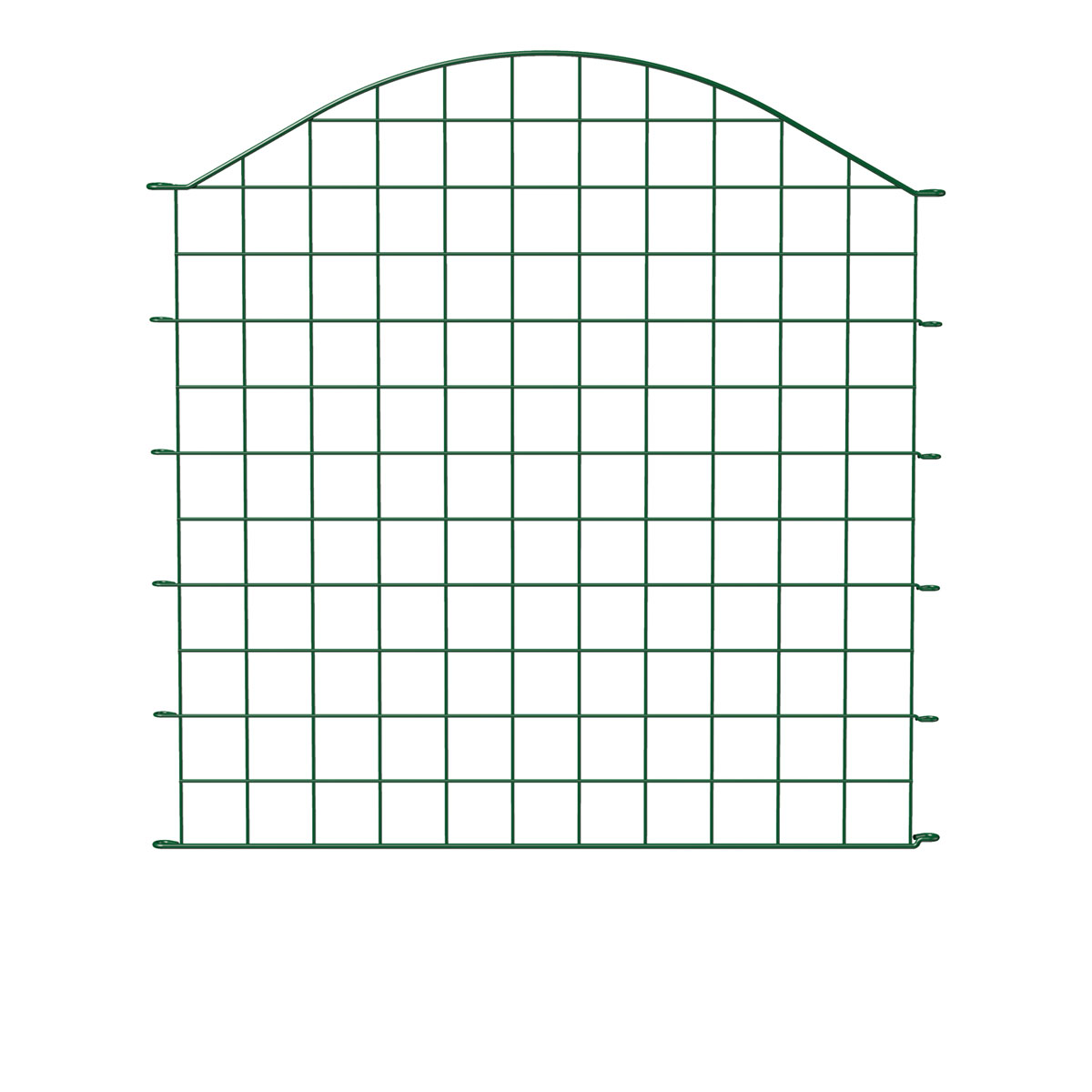 Teichzaunelement O-Bogen 78,5 x 77,3 cm grün