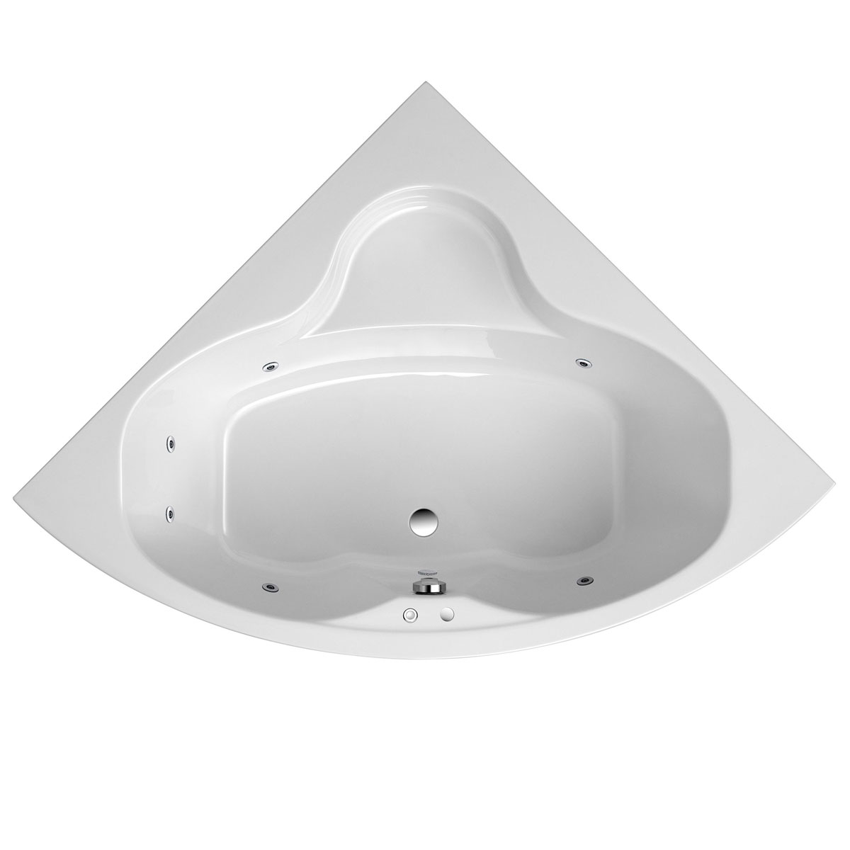 Ottofond Whirlpool-Set Katamaran 148 cm weiß Typ 1