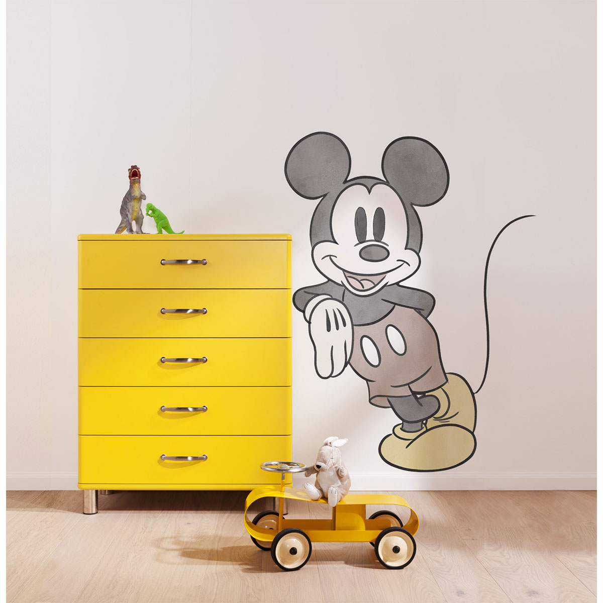 Komar  Selbstklebende Vlies Wandtattoo Mickey Essential 100x127 cm