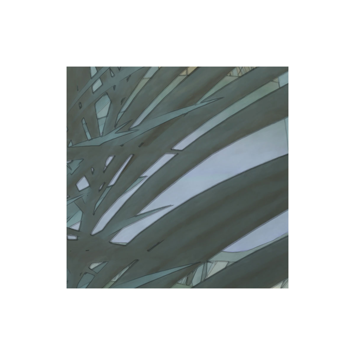 Komar  Vlies Fototapete Misty Jungle 400x250 cm Bild 5