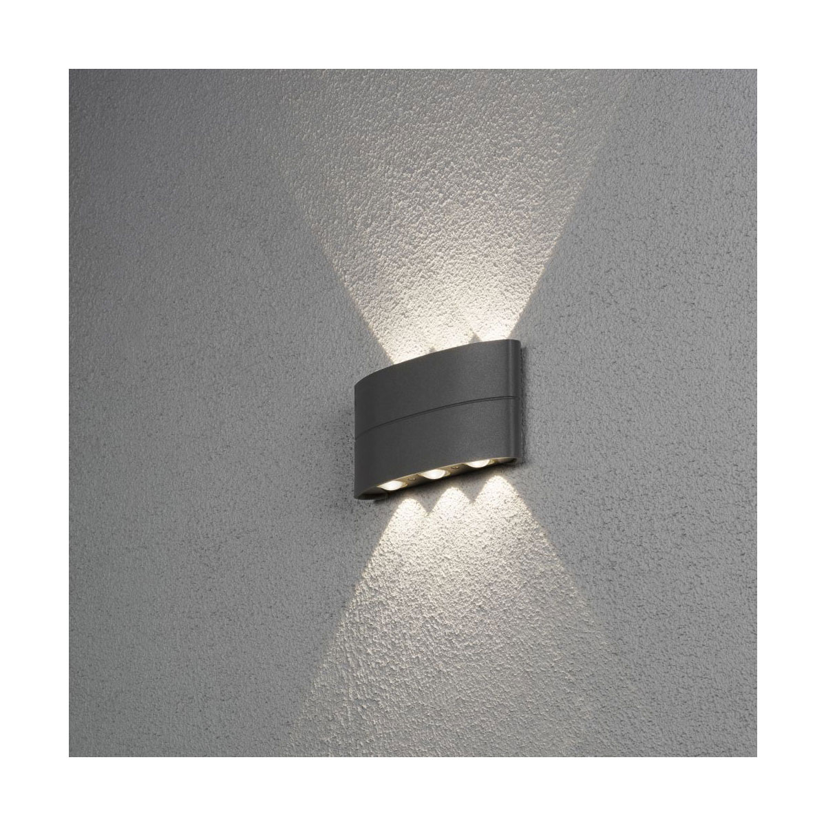 Konstsmide LED-Außenwandleuchte Chieri schwarz Bild 2