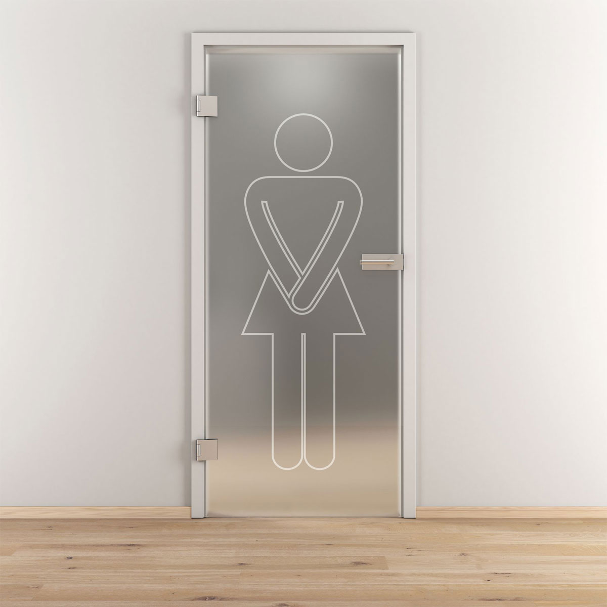 Novadoors Glasdrehtür NOVA 628 mattiert 70,9 x 197,2 cm Links Bild 1