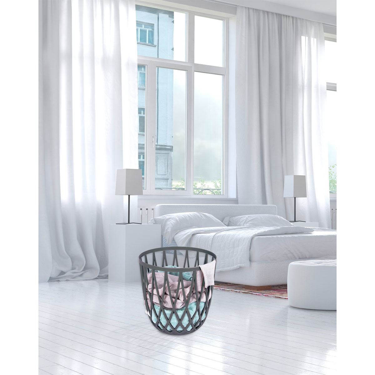 Wenko Badhocker Omio anthrazit Bild 3