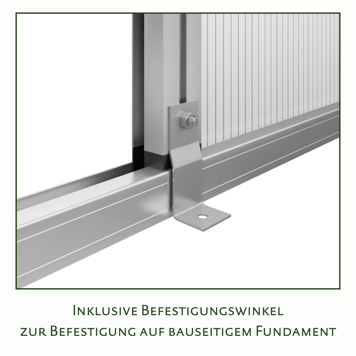 KGT Gewächshaus Rose II 5m² grün Bild 1