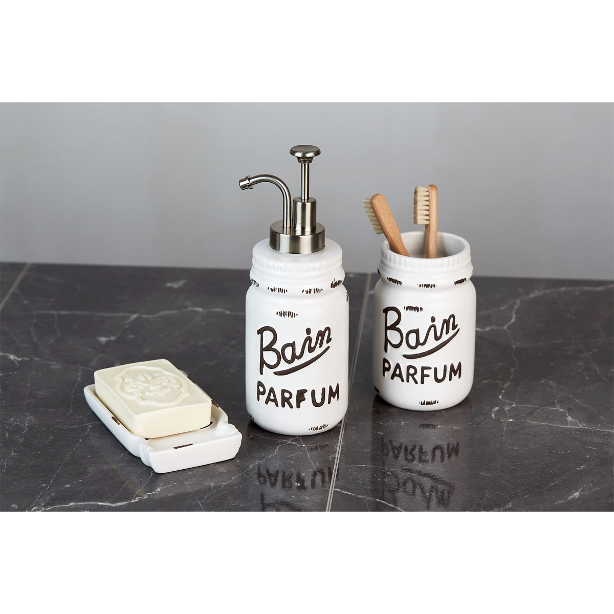 Wenko Seifenspender Lavars 430 ml Bild 3