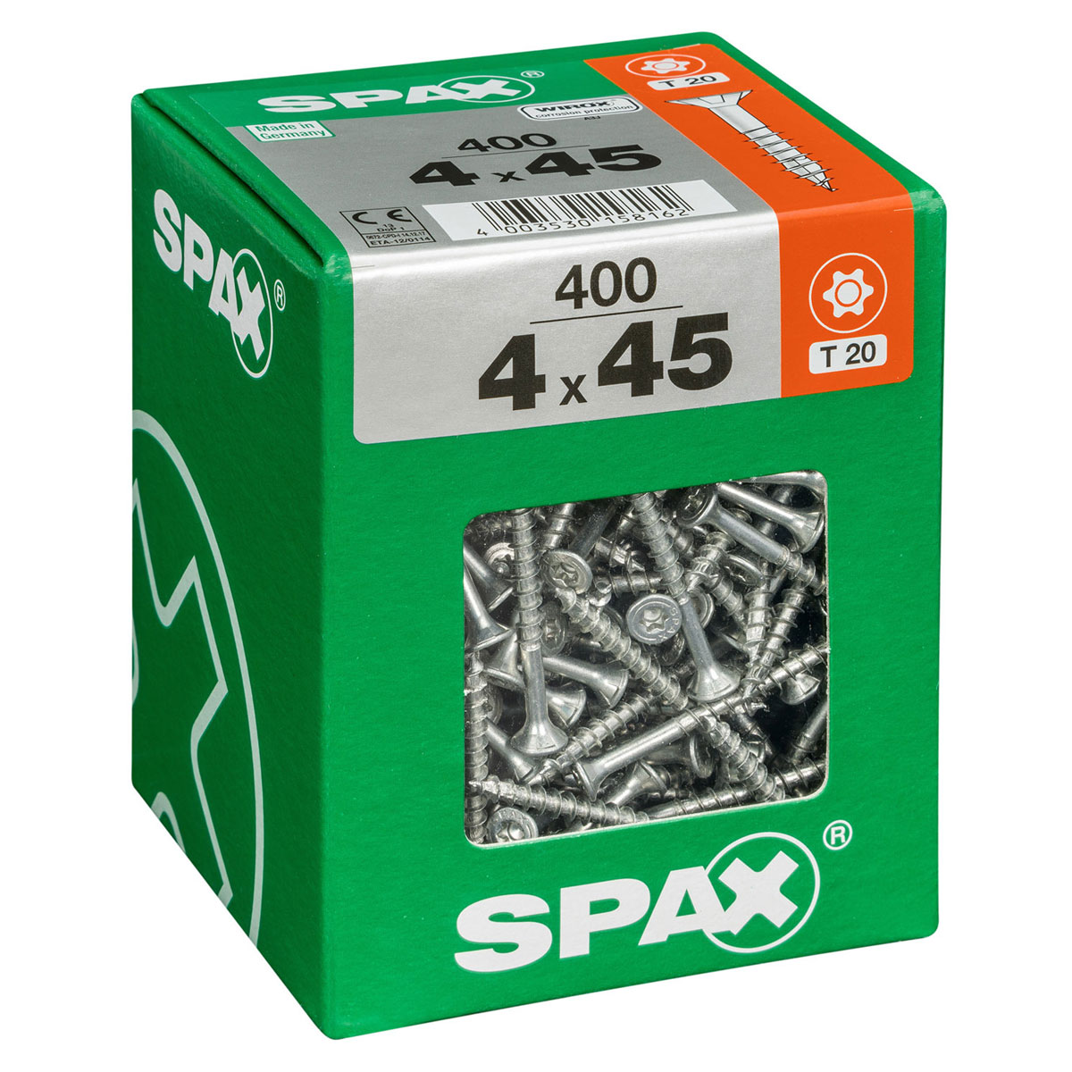 Spax Universalschrauben WIROX Senkkopf 4 x 45 XL 400 St Bild 2