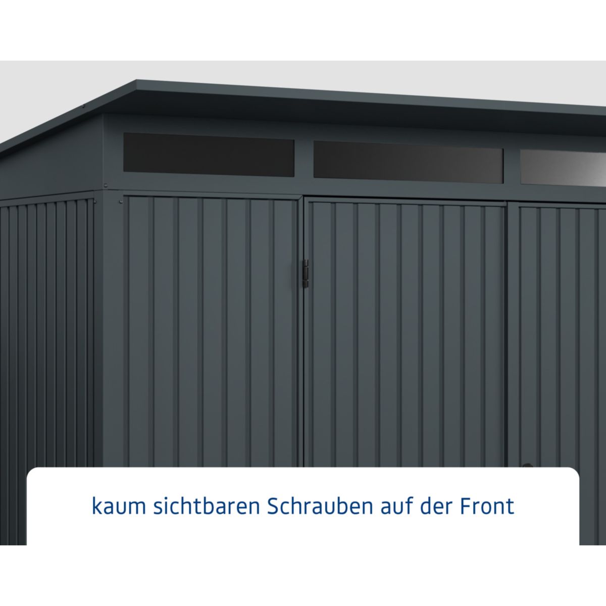 EcoStar  Gerätehaus Trend-PTyp 3RAL7016 2 flg Bild 4