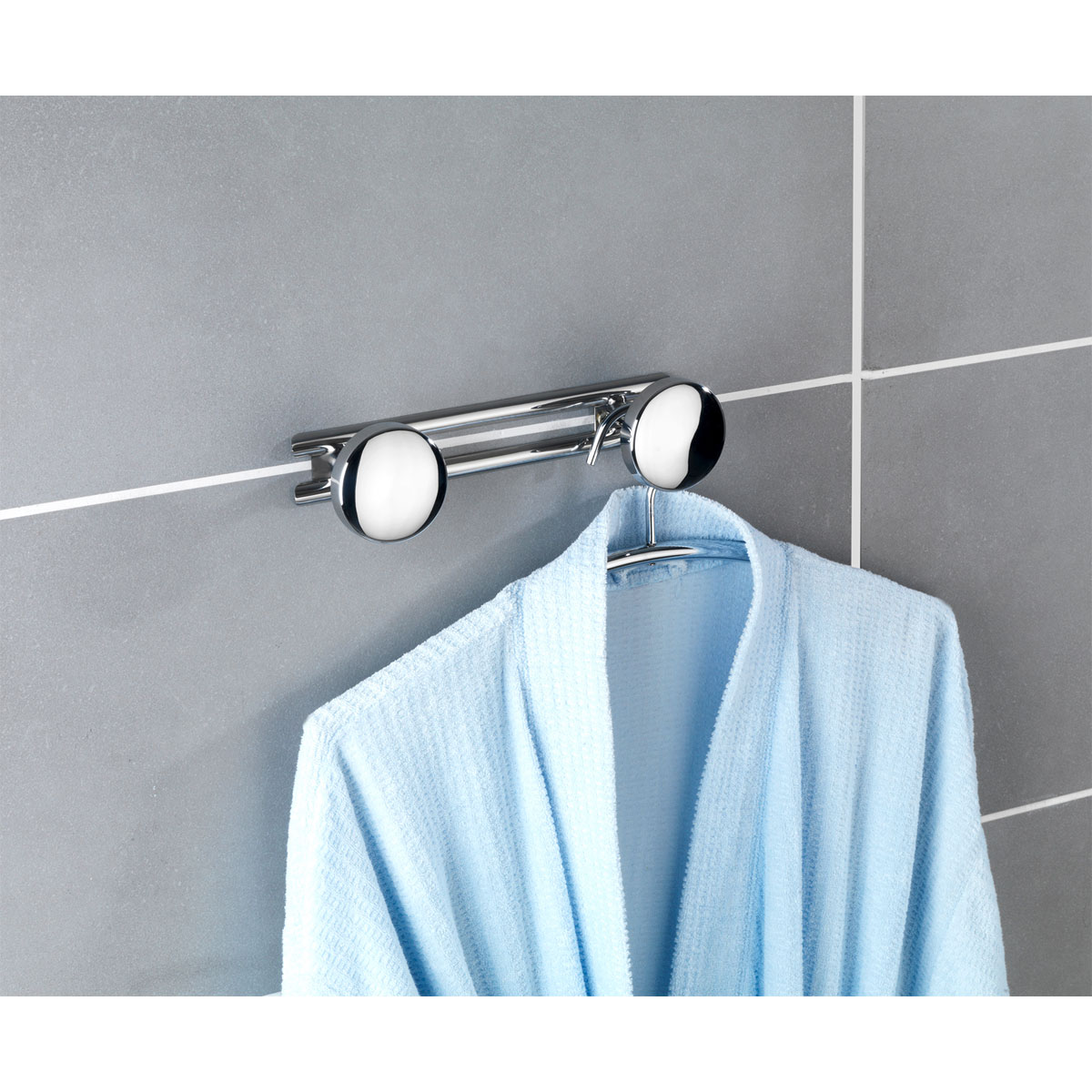 Wenko Hakenleiste Basic mit 2 Haken Bild 3