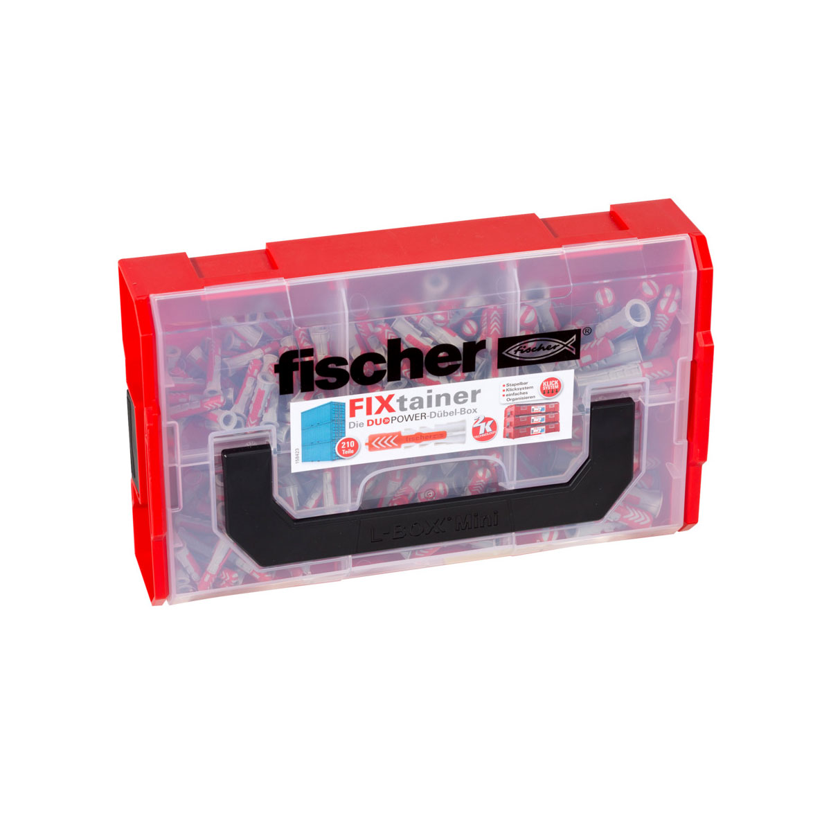 Fischer Sortimentsbox FIXtrainer Duopower 210-teilig