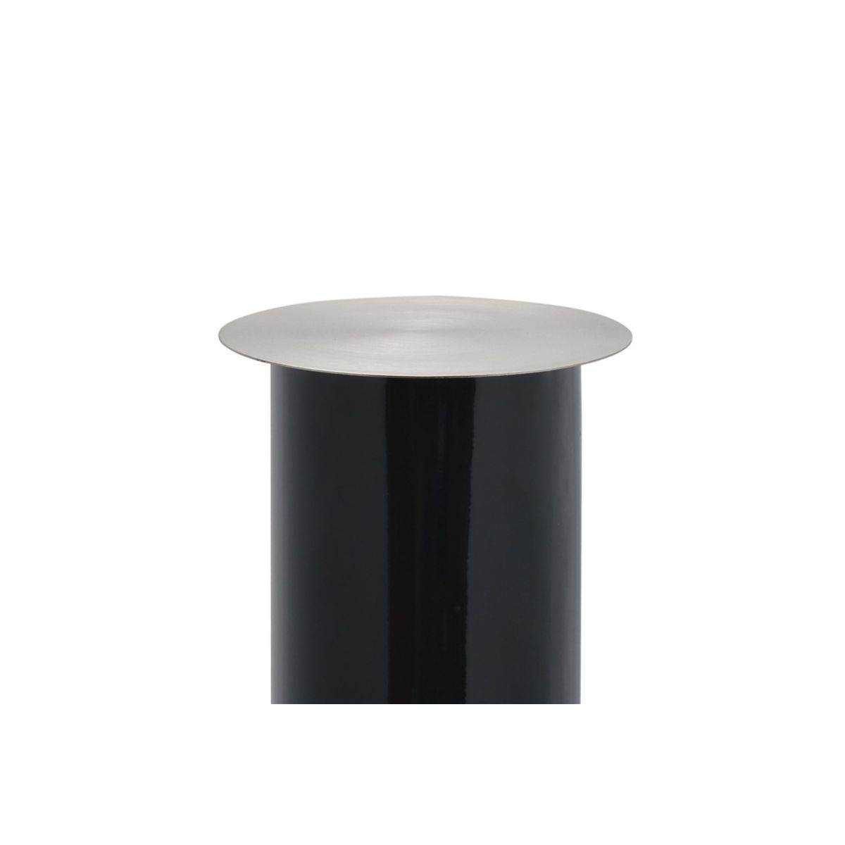 Bodenkerzenständer Art Deco 195 dunkelgrün silber Bild 4