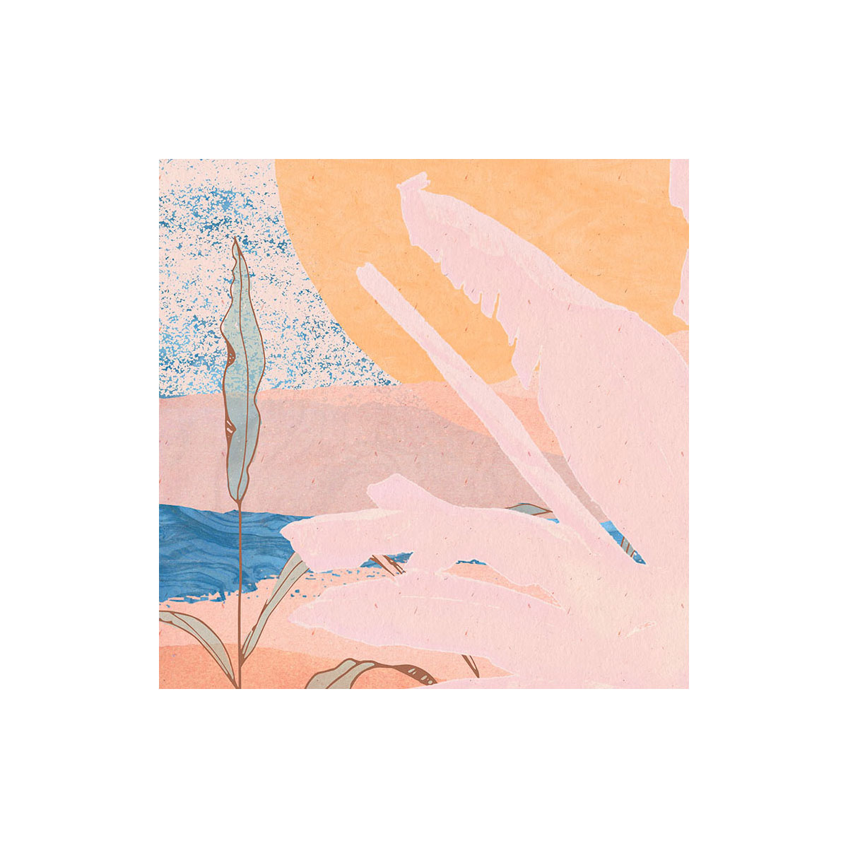 Komar  Vlies Fototapete Platanos Pink 250x280 cm Bild 5