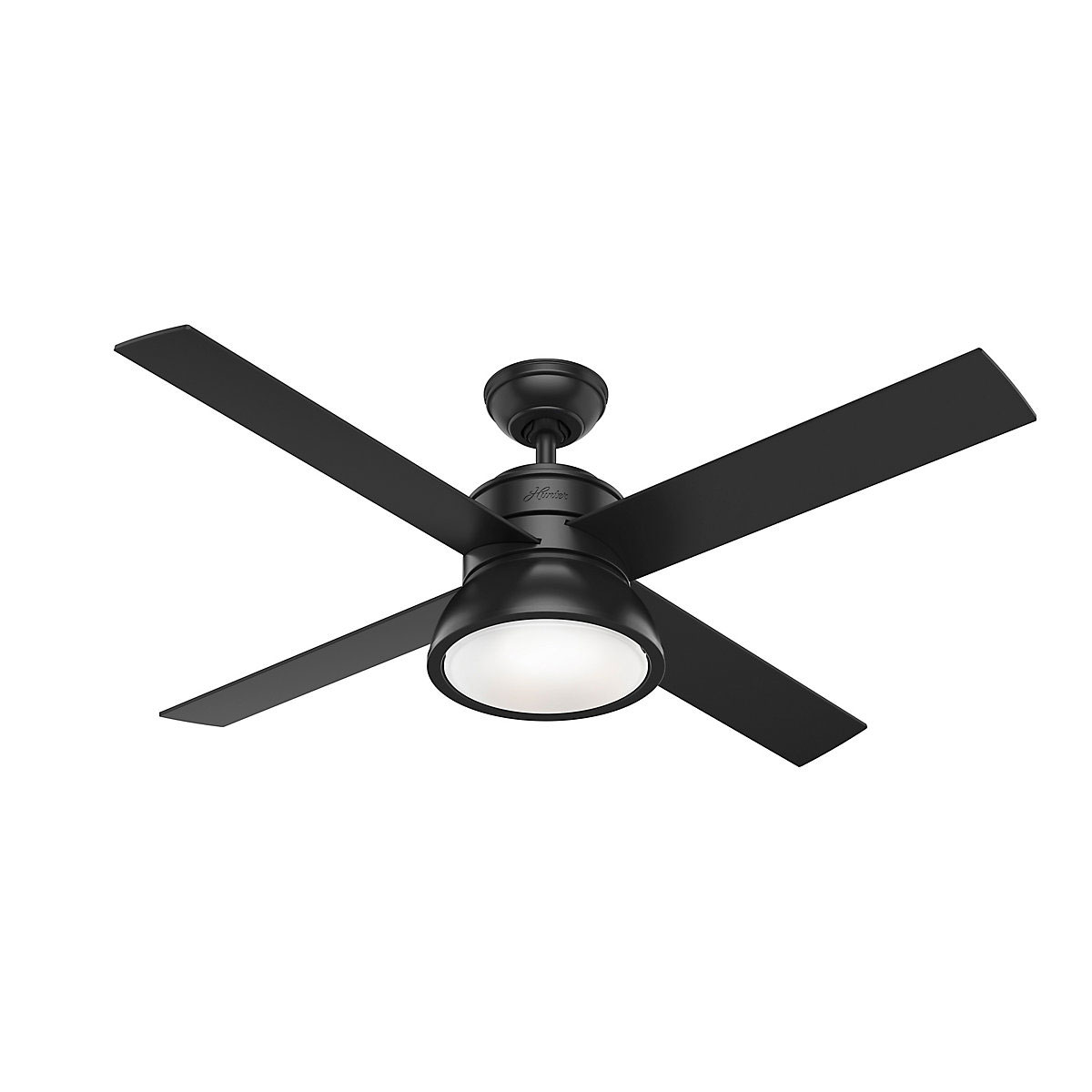 Hunter Fan Hunter Deckenenventilator Loki 132 cm mattes schwarz Bild 2