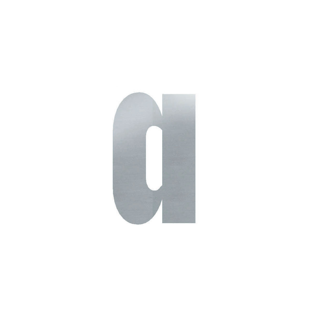 Alpertec Buchstabe a satiniert