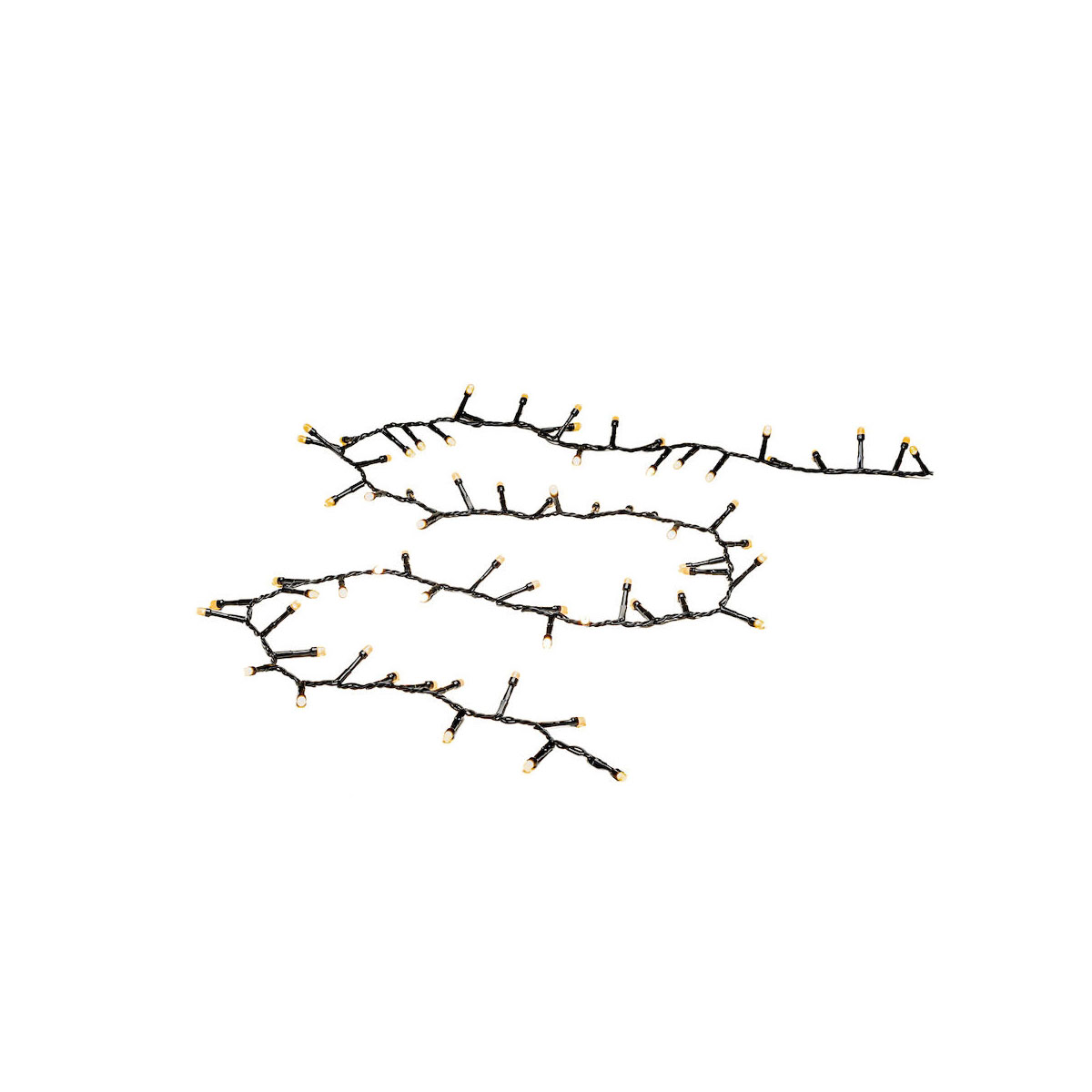 Micro LED Compactlights gefrostet, 400bernsteinfarbene Dioden