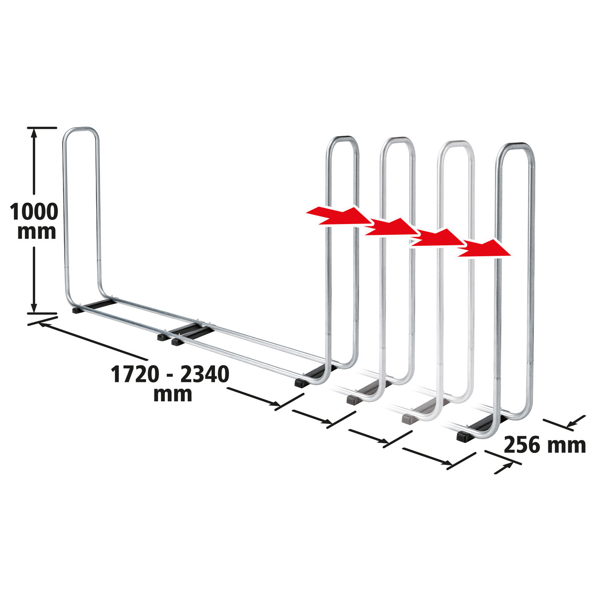 Wolfcraft  Stapelhilfe für Brennholz Bild 7