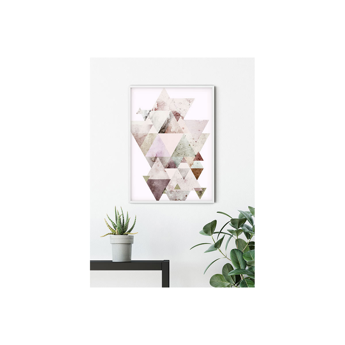 Komar  Wandbild Triangles Red 50x70 cm Bild 4