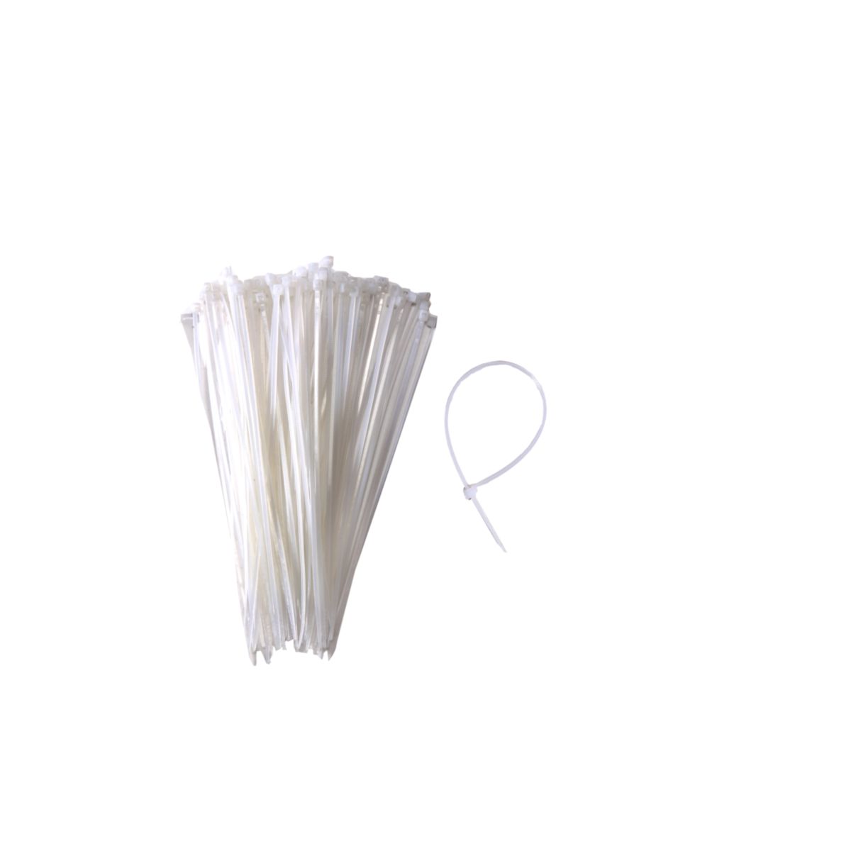 floraworld Schnellbinder 80er Set 14 cm weiß