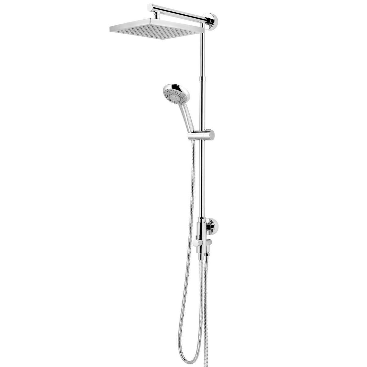 Schulte DuschMaster Rain Classic mit Umsteller Kopfbrause eckig chrom