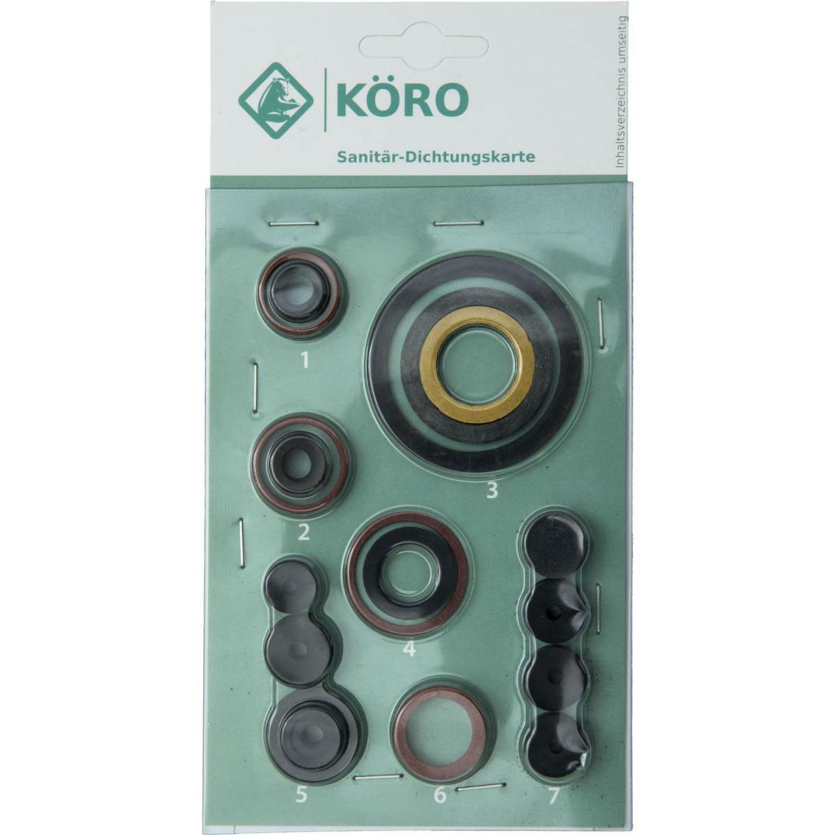 Dichtungskarte 32-teilig