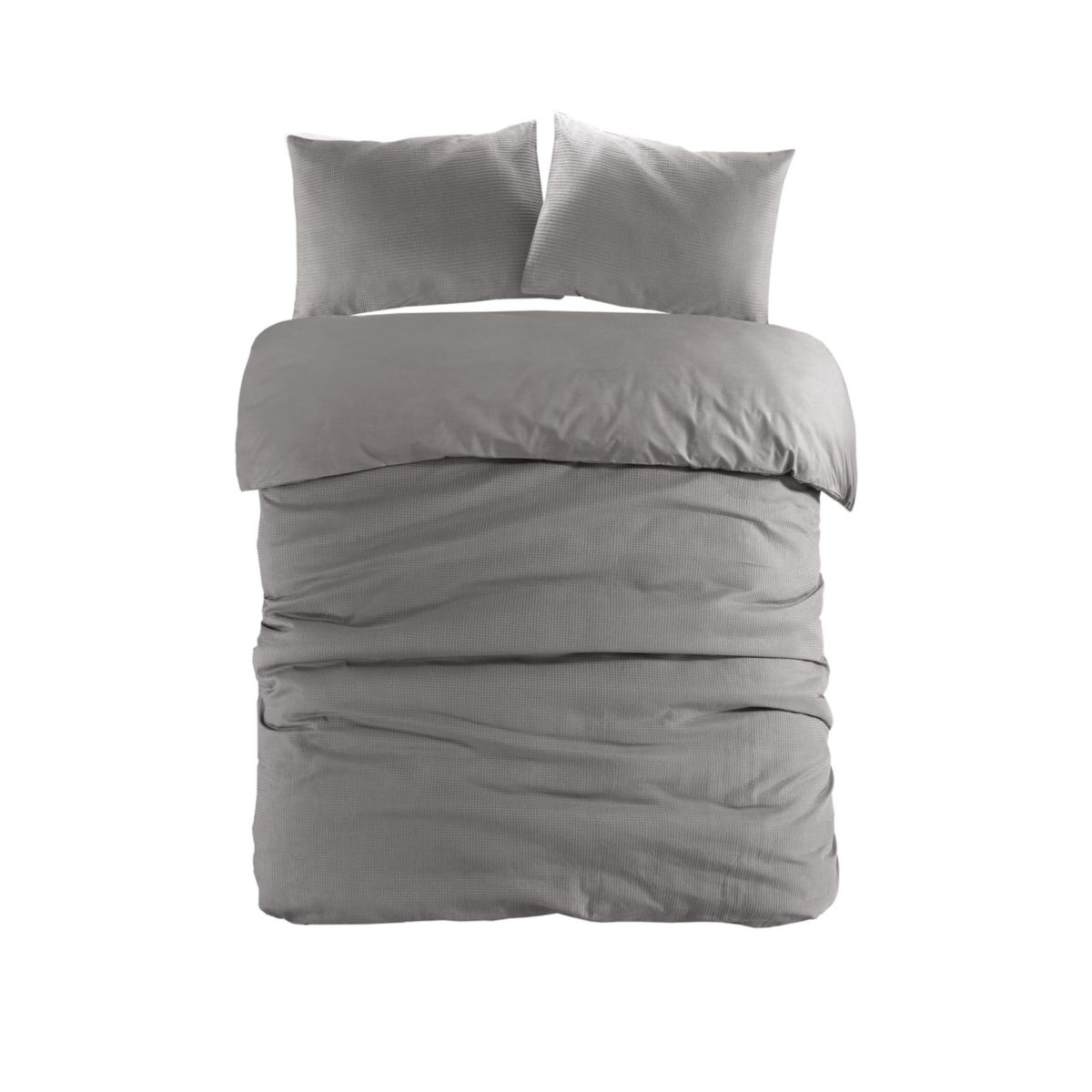 Bettwäsche Carla 125-GB Anthrazit 140cm x 200cm Bild 2