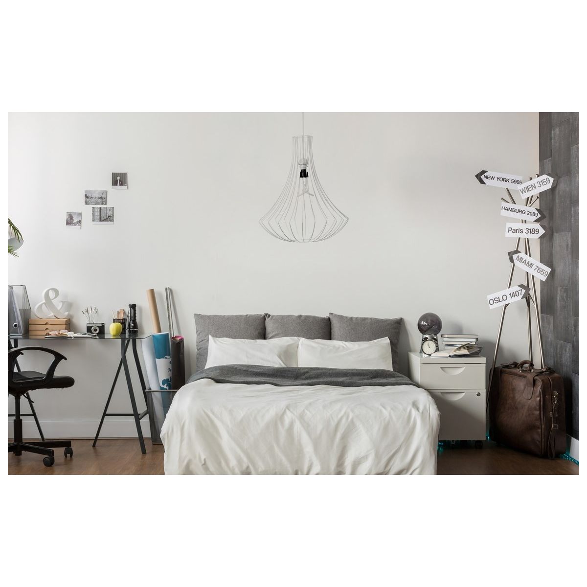 Hängelampe Chiara 110 weiss Bild 3