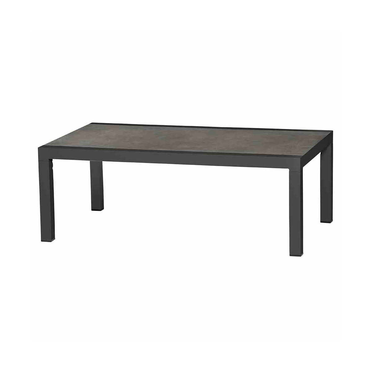 Siena Garden Loungetisch Belia 120 x 70 x 43,5 cm matt anthrazit/anthrazit Bild 1