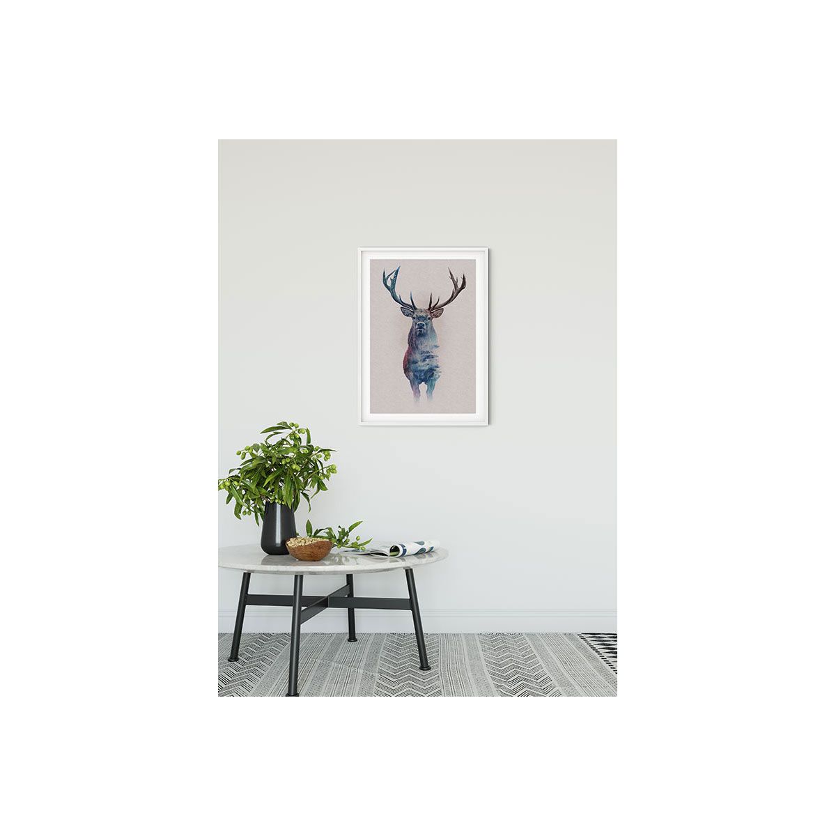 Komar  Wandbild Animals Forest Deer 30x40 cm