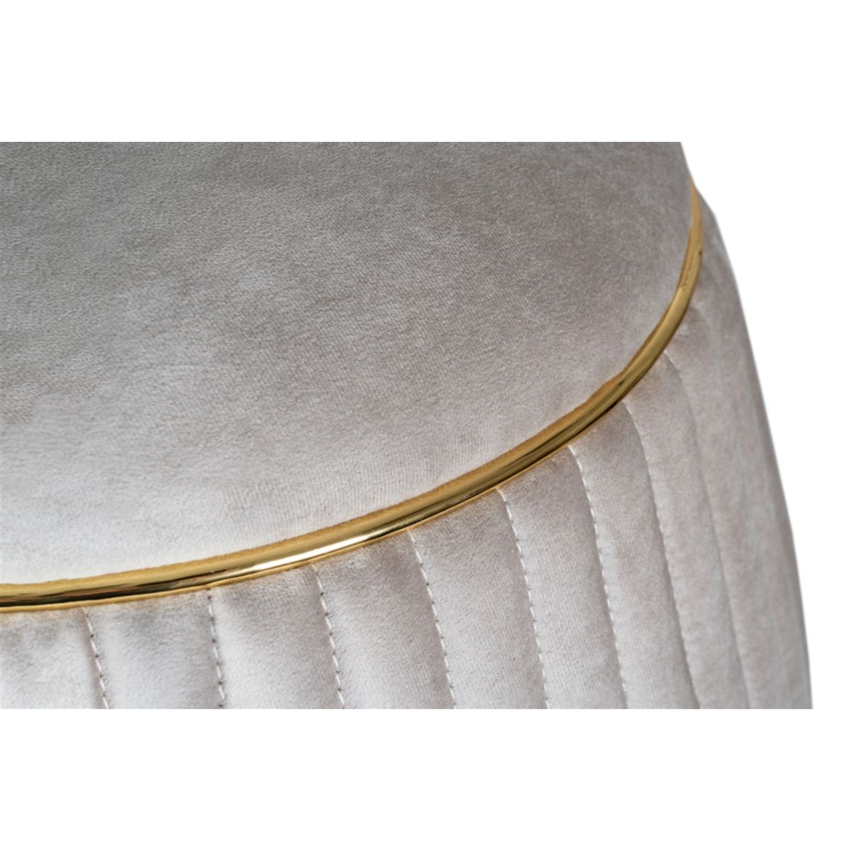 Hocker Doric 225 Braun gold Bild 5