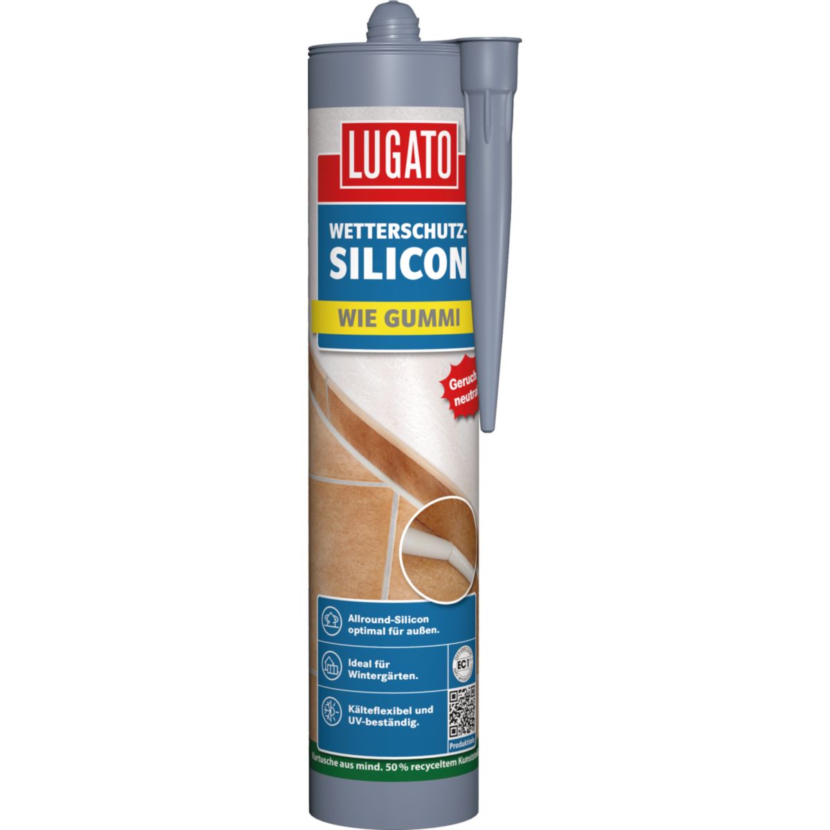Lugato Wie Gummi Wetterschutzsilikon transparent 310 ml