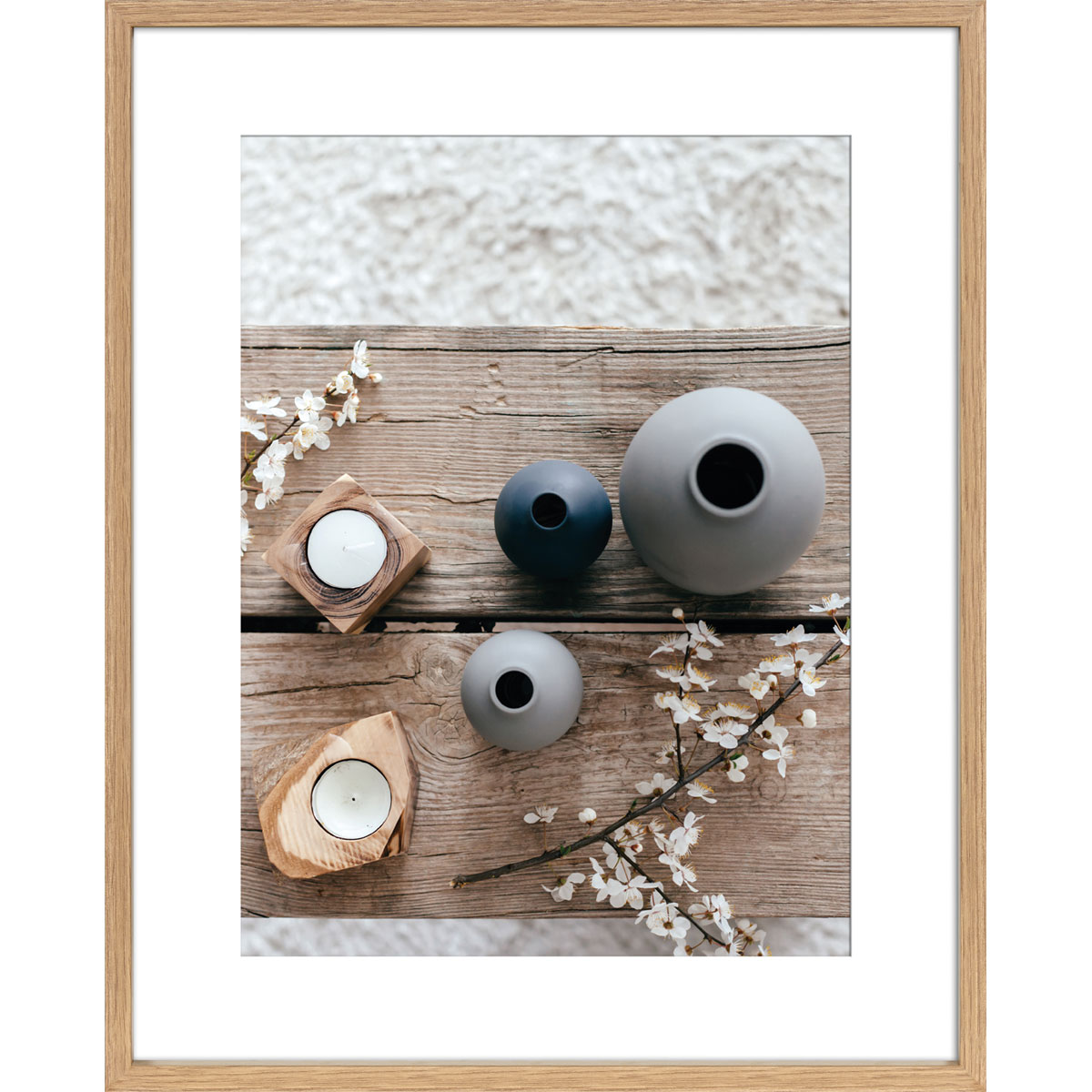 Bilderrahmen Nordic eiche 40x50cm