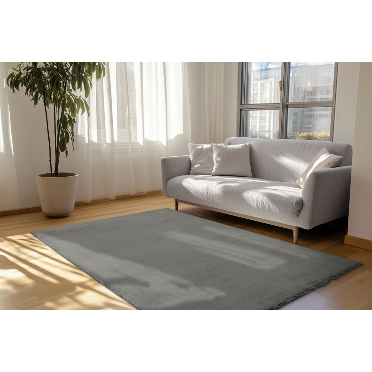 Luxe 525 Karbongrau 160cm x 230cm Bild 5