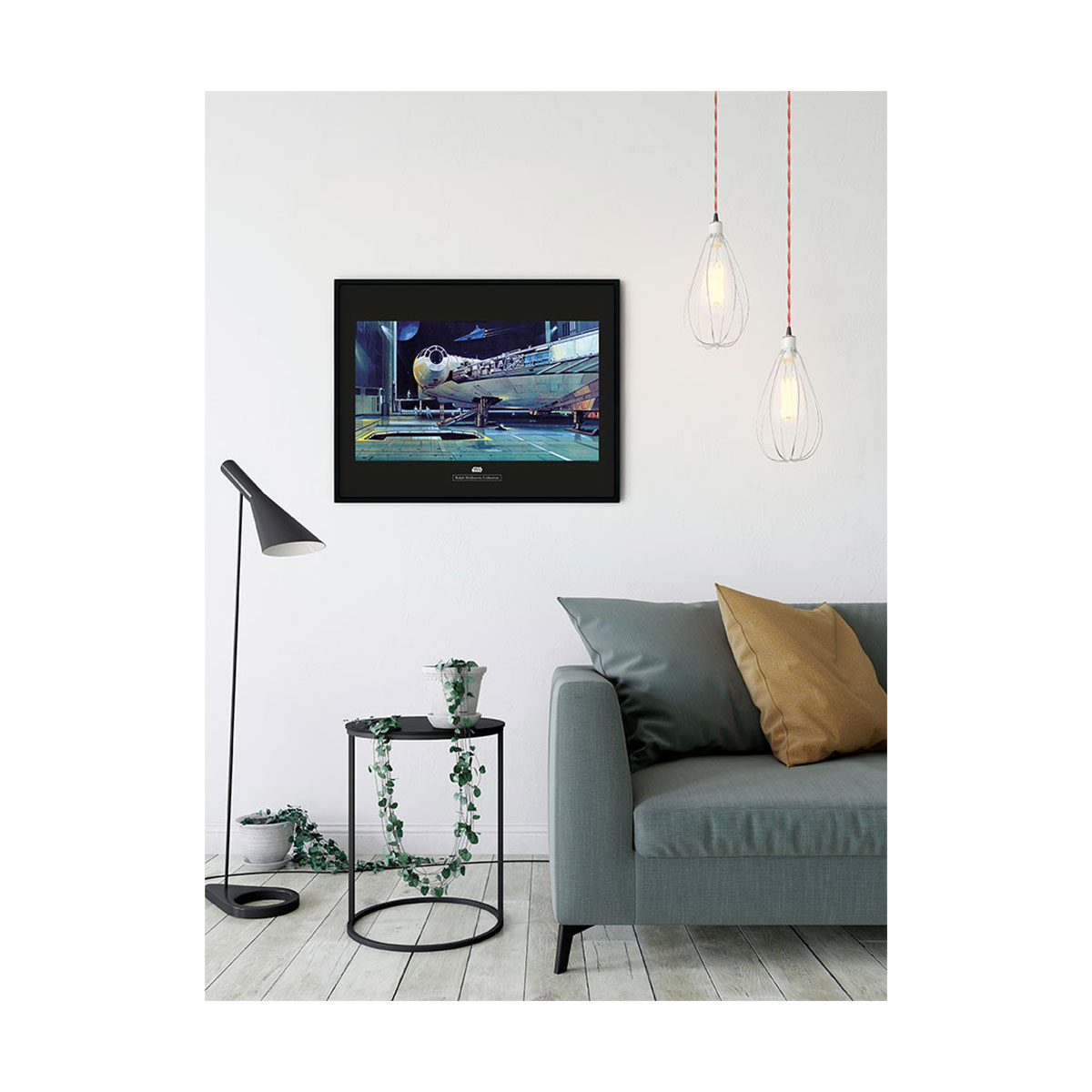 Komar  Wandbild Star Wars Classic Falcon Hangar 40x30 cm Bild 4