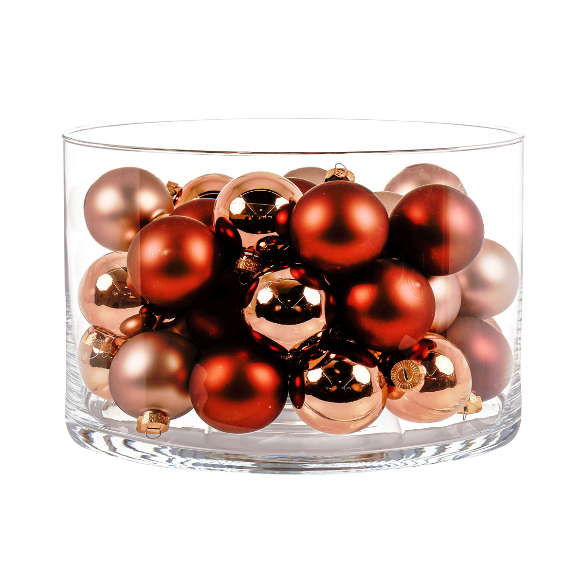 Ambientis Glaskugeln 6 cm altrosa Mix Bild 1