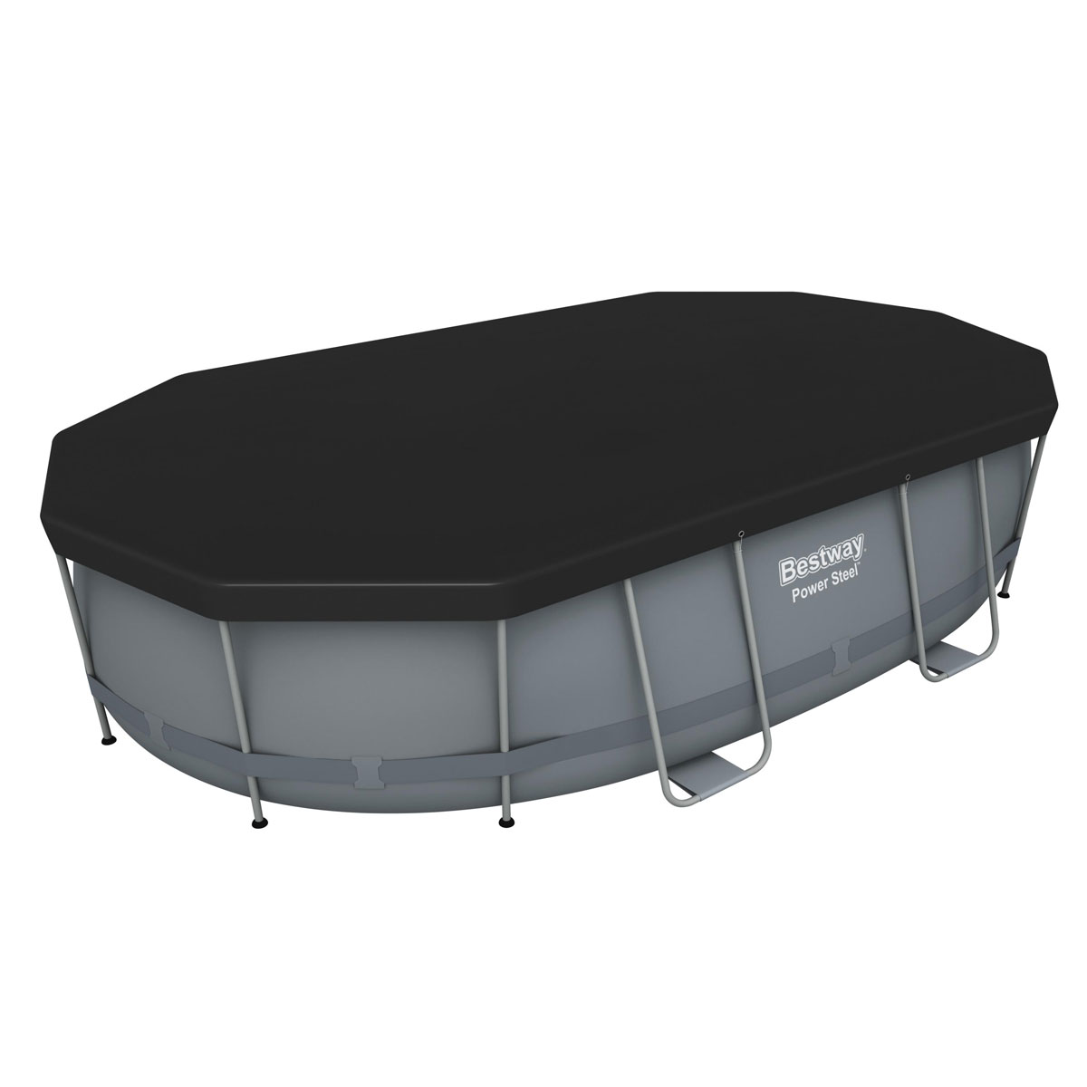 Bestway Frame Pool Komplett-Set oval 488 x 305 x 107 cm Bild 7