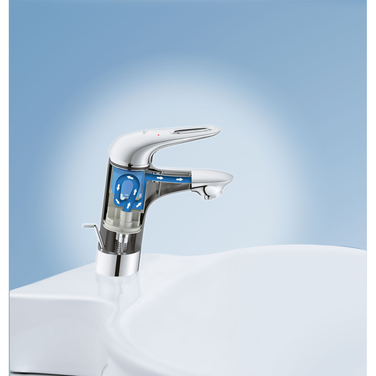 Grohe Waschtischarmatur Start Loop chrom Bild 5