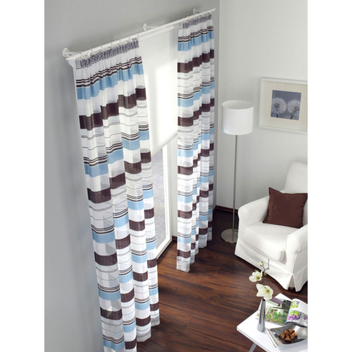 Gardinia Gardinenstange Chicago 240 cm Durchmesser 20 mm weiß Bild 4